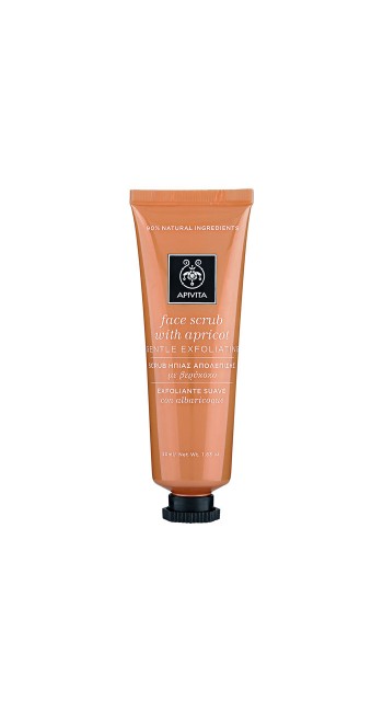 Apivita Face Scrub gel Ήπιας Απολέπισης με βερίκοκο 50 ml