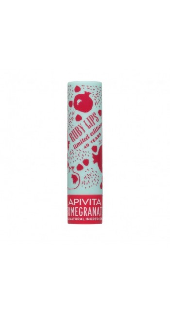 Apivita Lip Care με Ρόδι, Φυσική Ροζ Απόχρωση 4.4gr