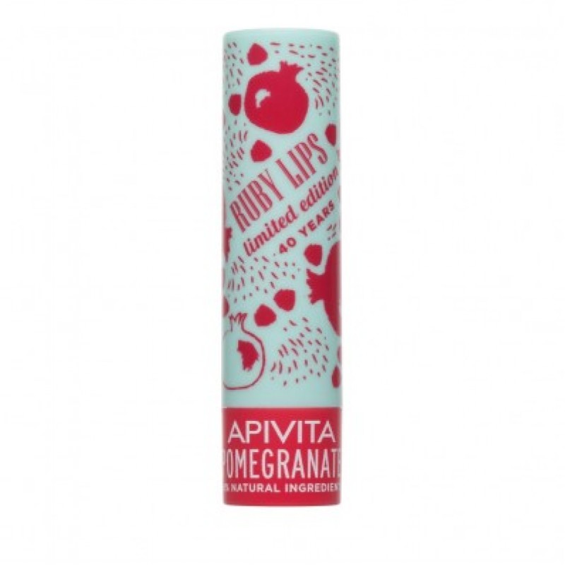 Apivita Lip Care με Ρόδι, Φυσική Ροζ Απόχρωση 4.4gr