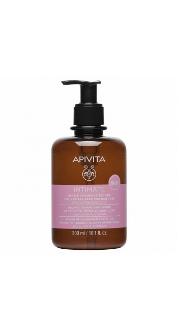 Apivita Intimate Care Daily, Gel για την Ευαίσθητη Περιοχή με Χαμομήλι & Πρόπολη - Smart Pack 300ml 