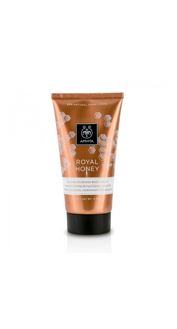  Apivita Royal Honey Πλούσια Κρέμα Ενυδάτωσης Σώματος, 150ml 