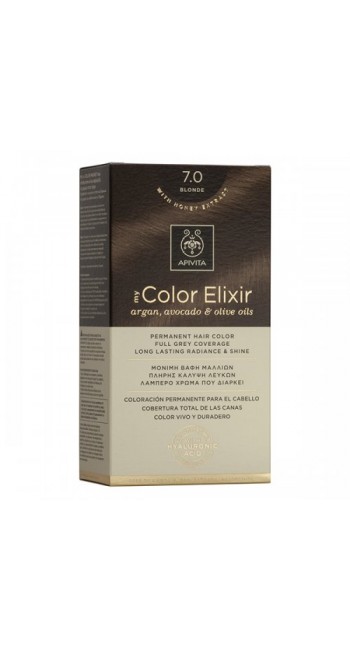 Apivita My Color Elixir 7.0 Βαφή Μαλλιών Ξανθό 