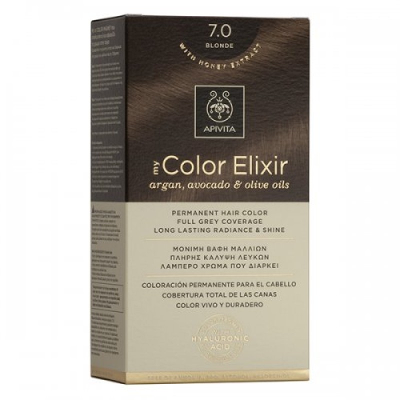 Apivita My Color Elixir 7.0 Βαφή Μαλλιών Ξανθό 