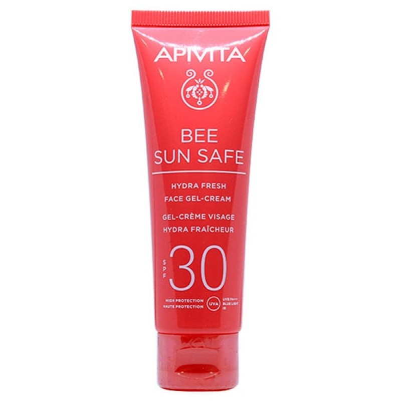 Apivita Bee Sun Safe Hydra Fresh Ενυδατική Κρέμα Gel Προσώπου SPF30, 50ml