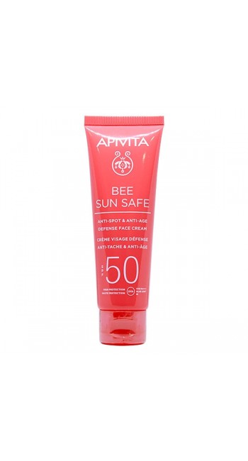 Apivita Bee Sun Safe Κρεμα Προσώπου Κατά των Πανάδων & των Ρυτίδων SPF50, 50ml