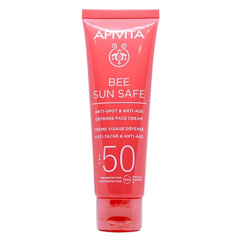 Apivita Bee Sun Safe Κρεμα Προσώπου Κατά των Πανάδων & των Ρυτίδων SPF50, 50ml