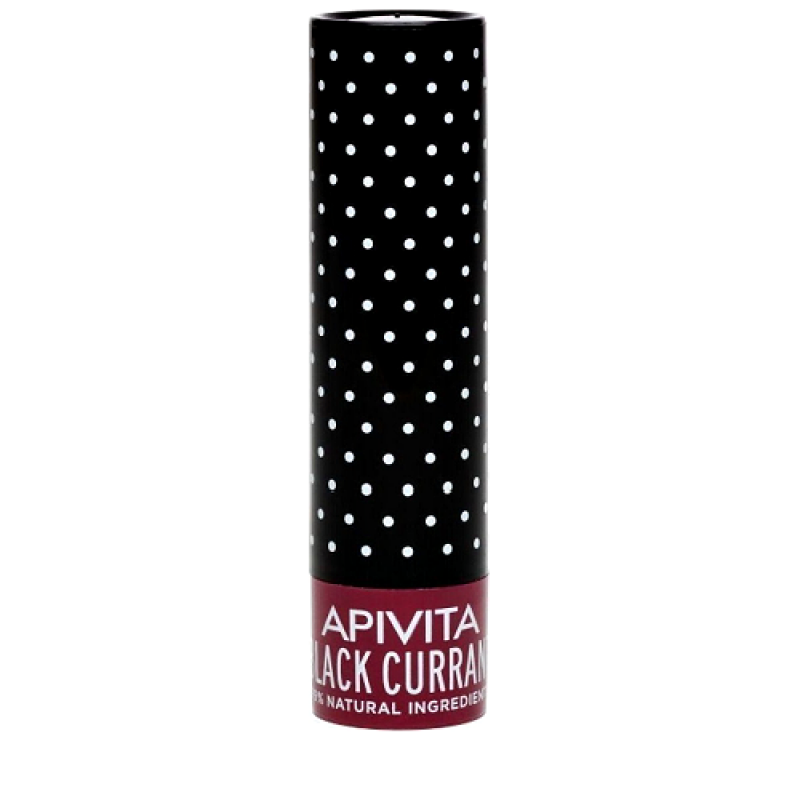 Apivita Black Currant Lip Care με Φραγκοστάφυλο,Μπορντό Φυσικό Χρώμα 4.4gr 