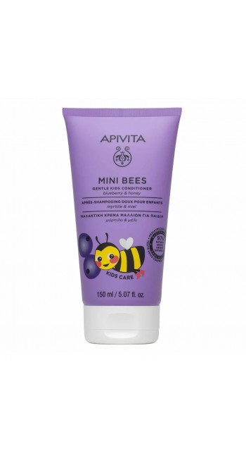 Apivita Mini Bees Μαλακτική Κρέμα Μαλλιών για Παιδιά με Μύρτιλο & Μέλι, 150ml