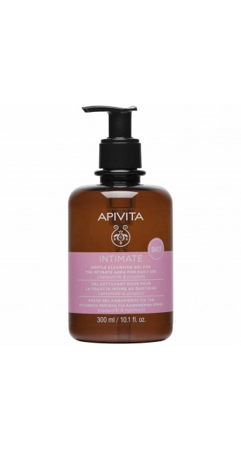 Apivita Intimate Daily Καθημερινό Απαλό Gel Καθαρισμού για την Ευαίσθητη Περιοχή, 300ml