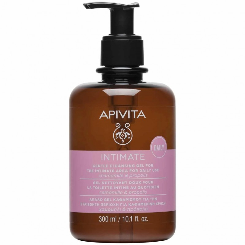 Apivita Intimate Daily Καθημερινό Απαλό Gel Καθαρισμού για την Ευαίσθητη Περιοχή, 300ml