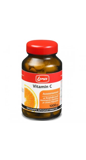 Lanes Vitamin C 1000mg 60 μασώμενες ταμπλέτες