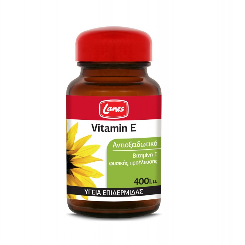 Lanes Vitamin E 400IU φυσικής προέλευσης – 30 κάψουλες