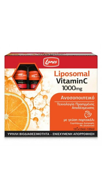 Lanes Liposomal Vitamin C 1000mg, 10x10ml