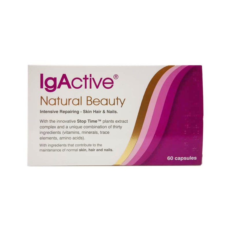 IgActive Natural Beauty Συμπλήρωμα Διατροφής για Δέρμα, Μαλλιά & Νύχια, 60 κάψουλες