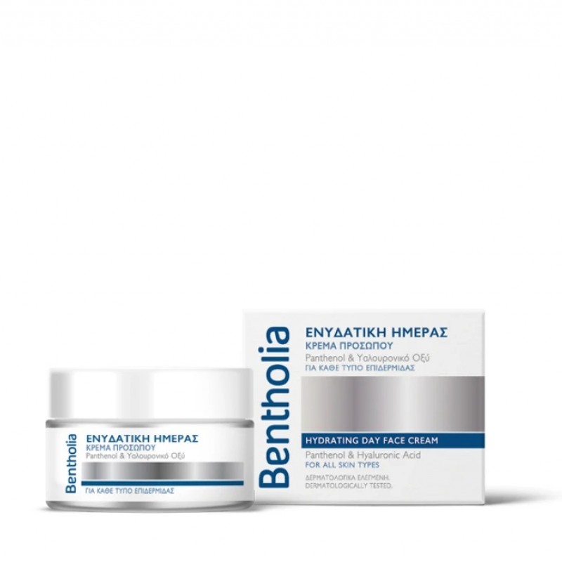 Bentholia Face Cream Ενυδατική Κρέμα Ημέρας, 50ml