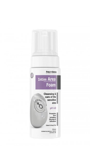 Frezyderm Intim Area Foam pH4 Απαλός Αφρός Καθαρισμού της Ευαίσθητης Περιοχής κατά την Αναπαραγωγική Ηλικία, 150ml