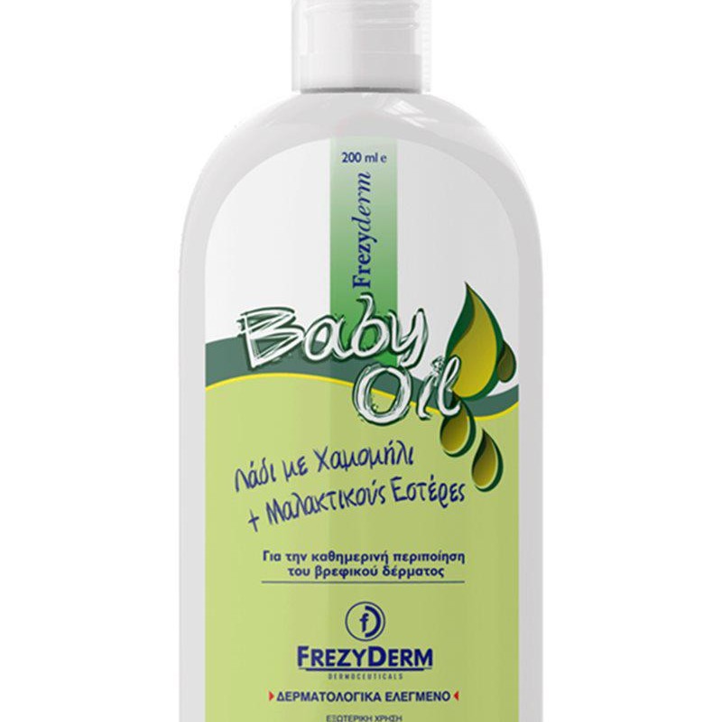 Frezyderm Baby Oil Ελαφρά Αρωματισμένο Ενυδατικό Λάδι για Βρέφη & Ενήλικες, 200ml