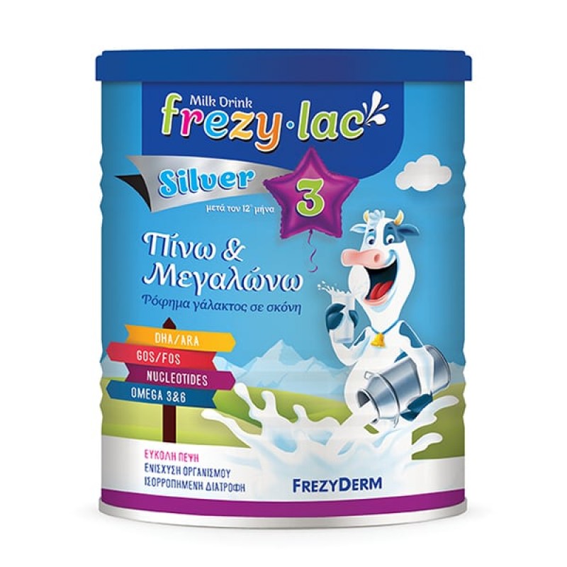 Frezylac Silver 3 Πίνω & Μεγαλώνω, Γάλα σε Σκόνη για Βρέφη από 12+ μηνών, 400gr