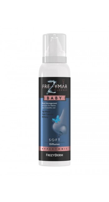 Frezyderm Frezymar Cleaner Baby Soft Diffusion Ρινικό Αποσυμφορητικό Διάλυμα με Ήπια Διάχυση 3m+, 120ml