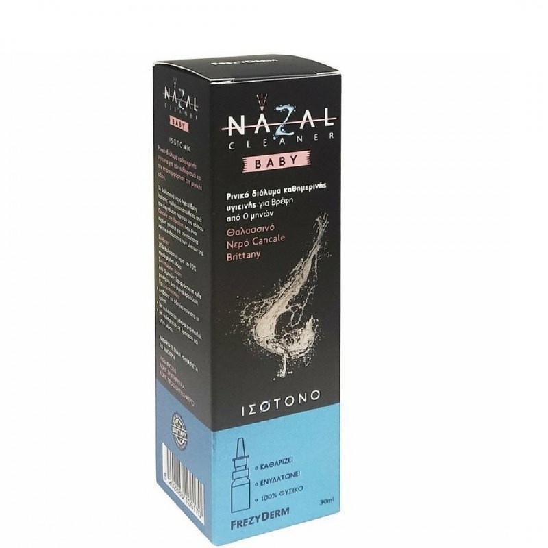 Frezyderm Nazal Cleaner Baby Isotonic Ρινικό Διάλυμα Καθημερινής Υγιεινής Ισότονο 0m+, 30ml 