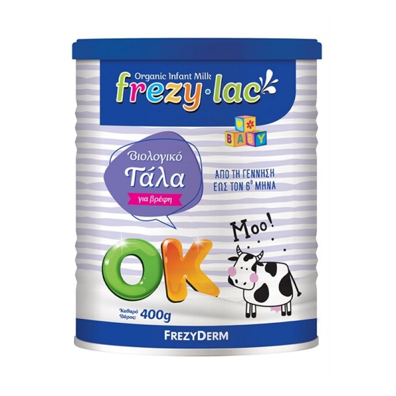 Frezylac OK Βιολογικό Γάλα σε Σκόνη έως τον 6ο Μήνα, 400gr