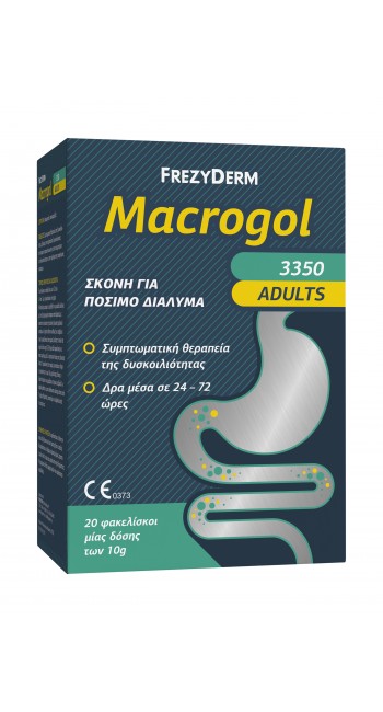 Frezyderm Macrogol Adults (3350) Σκόνη για Συμπτωματική Θεραπεία Δυσκοιλιότητας, 20x10gr