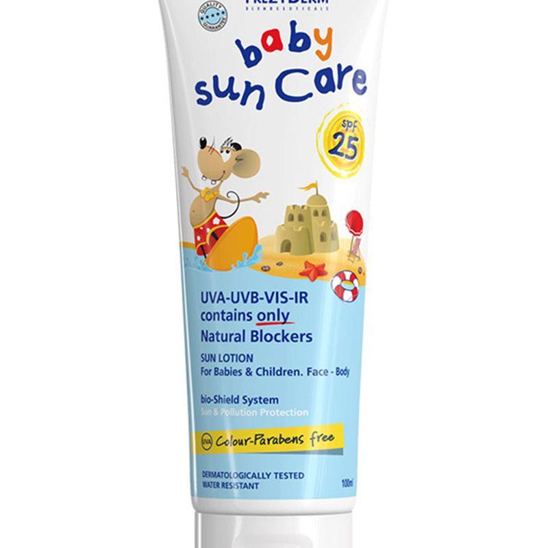 Frezyderm Baby Sun Care SPF25 Βρεφικό Αντηλιακό Γαλάκτωμα Προσώπου & Σώματος, 100ml