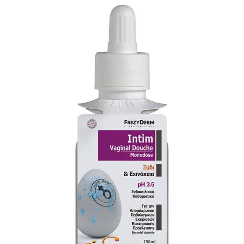 Frezyderm Intim Vaginal Douche Monodose pH 3.5 Ενδοκολπικό Καθαριστικό με Ξύδι & Εχινάκεια, 150ml