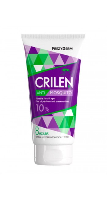 Frezyderm Crilen Anti-Mosquito Ενυδατικό Εντομοαπωθητικό Γαλάκτωμα Κατά των Κουνουπιών με 10% IR3535, 150ml