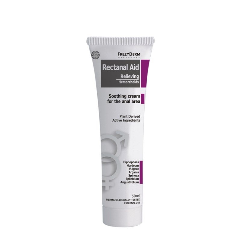 Frezyderm Rectanal Aid Cream Καταπραϋντική Κρέμα για την ανακούφιση των Αιμορροΐδων, 50ml