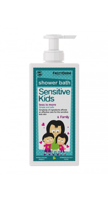 Frezyderm Sensitive Kids Shower Bath & Family Παιδικό Αφρόλουτρο για όλη την Οικογένεια, 200ml