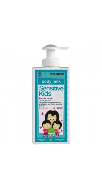 Frezyderm Sensitive Kids Body Milk & Family Παιδικό Γαλάκτωμα Σώματος για όλη την Οικογένεια, 200ml