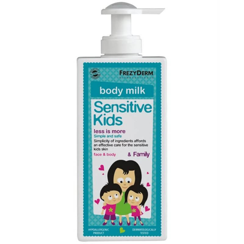 Frezyderm Sensitive Kids Body Milk & Family Παιδικό Γαλάκτωμα Σώματος για όλη την Οικογένεια, 200ml