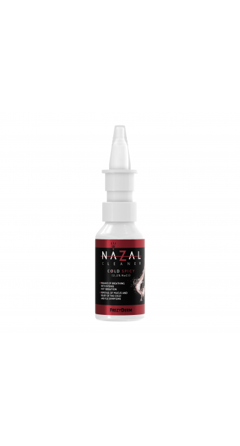 Frezyderm Nazal Cleaner Cold Spicy για Ανακούφιση από το Έντονο Κρυολόγημα Yπέρτονο Αλατούχο Διάλυμα 2,2% NaCl, 30ml