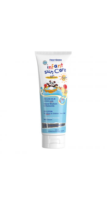 Frezyderm Infant Sun Care SPF50+ Αντηλιακό Γαλάκτωμα για Νήπια & Παιδιά από τον 12ο μήνα, 100ml