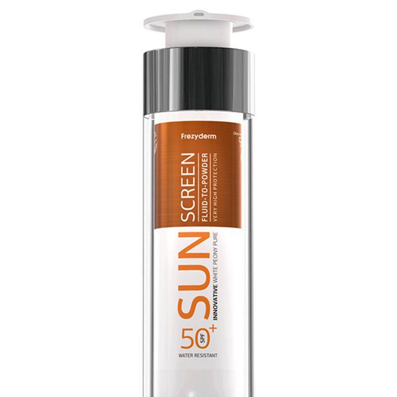 Frezyderm Sun Screen Fluid-To-Powder Spf 50+ - Αντηλιακό Προσώπου Με Αίσθηση Πούδρας, 50ml