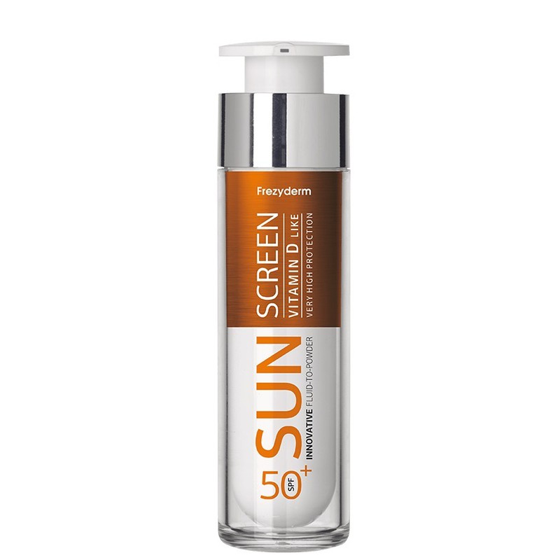 Frezyderm Sun Screen Cream-To-Powder Spf 50+ - Αντηλιακό Προσώπου Με Αίσθηση Πούδρας, 50ml 