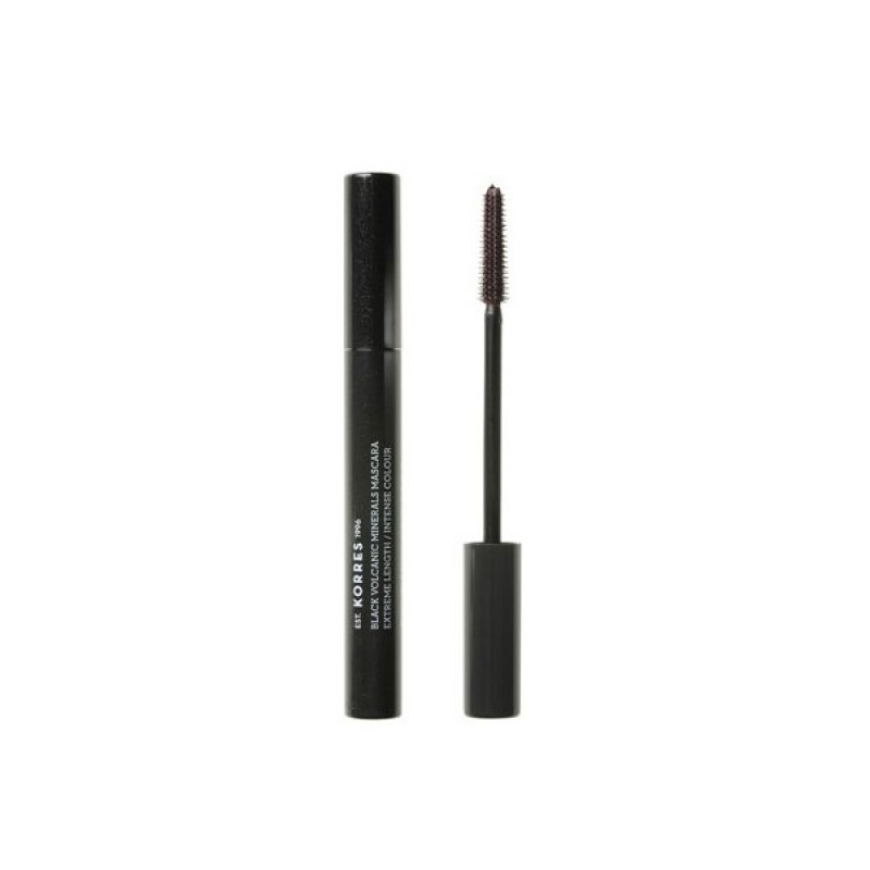 Korres Black Volcanic Minerals Mascara 3D Volume No 02 καφέ, 8ml 