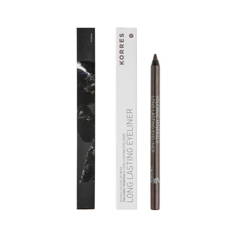 Korres Volcanic Minerals Long Lasting Eyeliner No. 02 Καφέ, 1,2 gr