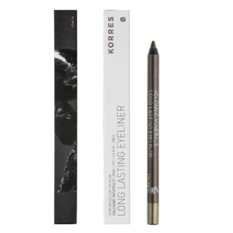 Korres Volcanic Minerals Long Lasting Eyeliner No. 05 Λαδί Πράσινο, 1,2 gr