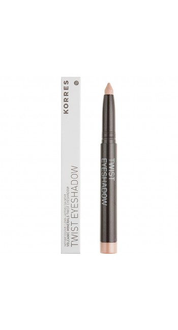 Korres Volcanic Minerals Twist Eyeshadow σκιά ματιών σε μολύβι 11 Ivory 1.4g