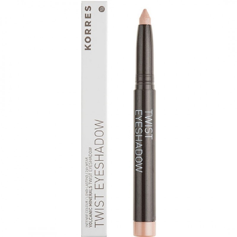 Korres Volcanic Minerals Twist Eyeshadow σκιά ματιών σε μολύβι 11 Ivory 1.4g