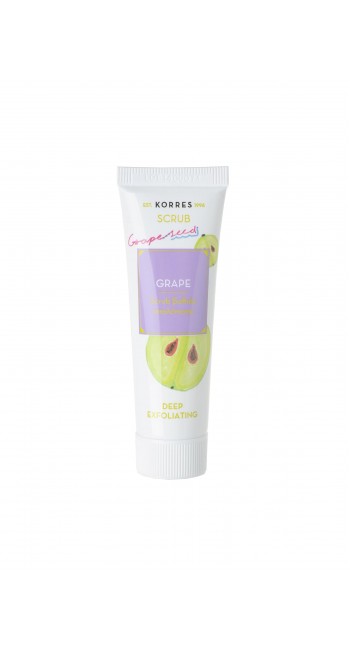 Korres Grape Scrub Βαθιάς Απολέπισης με Κόκκους από Σταφύλι, 18ml