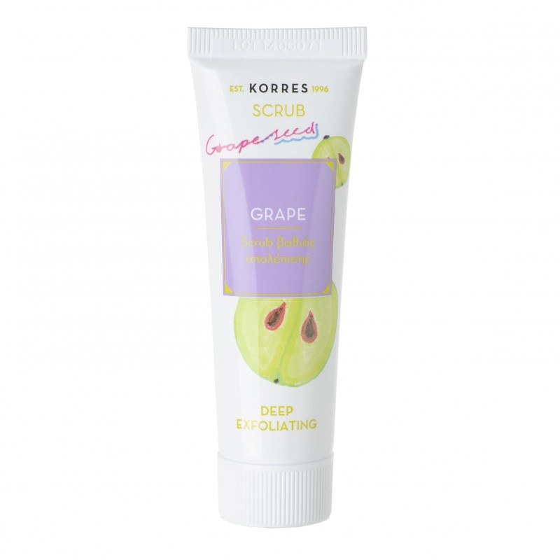 Korres Grape Scrub Βαθιάς Απολέπισης με Κόκκους από Σταφύλι, 18ml