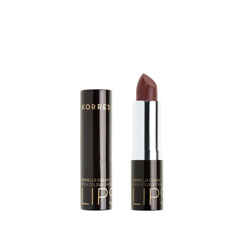 Korres Morello Creamy Lipstick No 23 Φυσικό Μωβ Ενυδατικό Κραγιόν, 3,5gr 