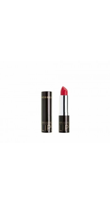 Korres Morello Creamy Lipstick No 21 Έντονο Ροζ, Σταθερό-Λαμπερό Αποτέλεσμα, 3,5gr 