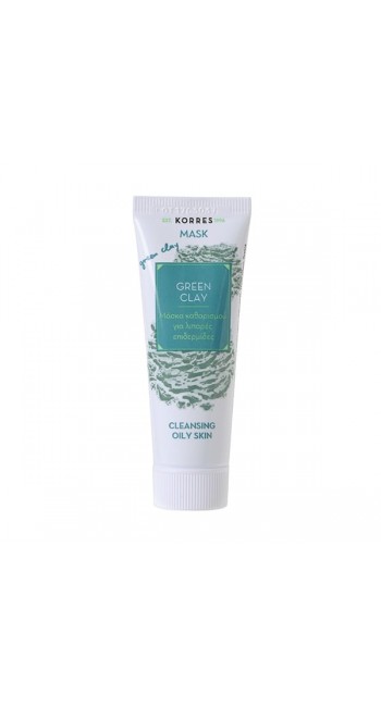 Korres Green Clay Μάσκα Καθαρισμού για Λιπαρές Επιδερμίδες, 18ml