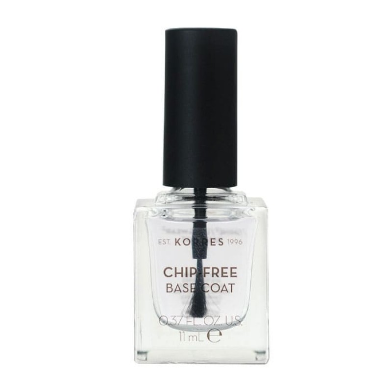 Korres Gel Effect Chip Free Base Coat Διάφανο Βερνίκι Βάσης Νυχιών, 11ml