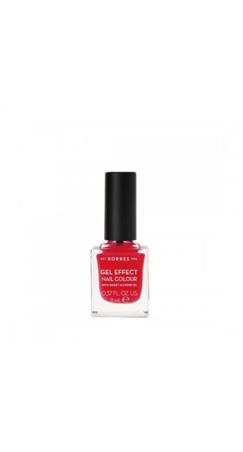 Korres Gel Effect Nail Colour No.19 Watermelon Βερνίκι Νυχιών, 11ml