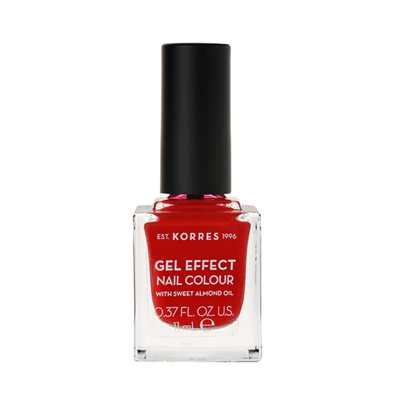 Korres Gel Effect Nail Colour No.53 Royal Red Βερνίκι Νυχιών, 11ml